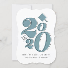 Clase gráfica en negrita de la invitación de gradu