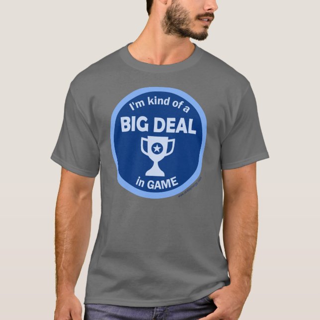 Clase gris de la camiseta de una gran cosa (Anverso)