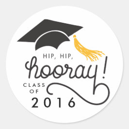 Clase Hip Hip Hooray de 2020 Pegatina de graduació