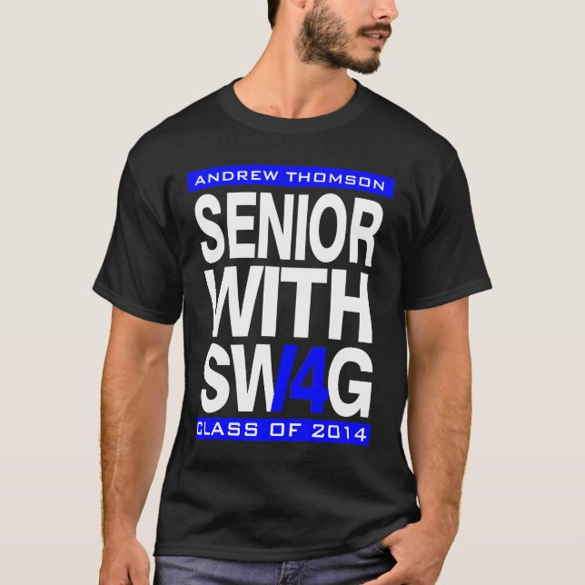 Clase mayor del Swag de camiseta de 2014 mayores (Anverso)
