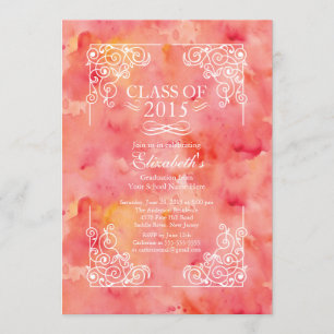 Clase moderna de la invitación 2015 de la fiesta