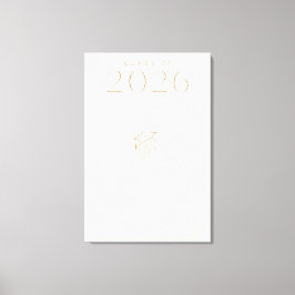 Clase personalizada de 2026 Nombre Arte Elegante