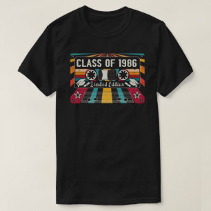 Clase retro de la camiseta de 1986