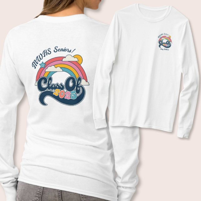 Clase Retro Senior Personalizada de la Camisa 2025 (Personalized Retro Senior Class of 2025 Shirt
)