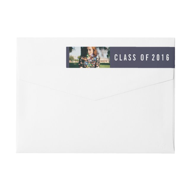 Clase simple de los azules marinos de la foto (Reverso)