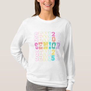 Clase superior de la camiseta Pastel Long Sleeve d
