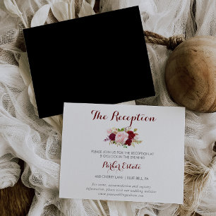 Clase Tropical Black Wedding Tarjeta de recepción