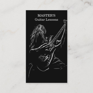 Clases de guitarra/ Tarjetas de ventas