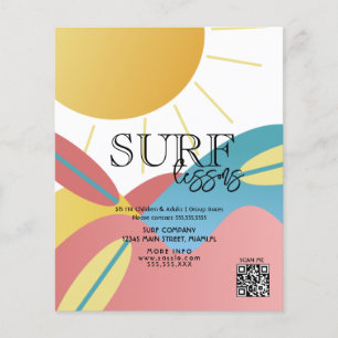 Clases de surf para adultos y niños - Volantes de 