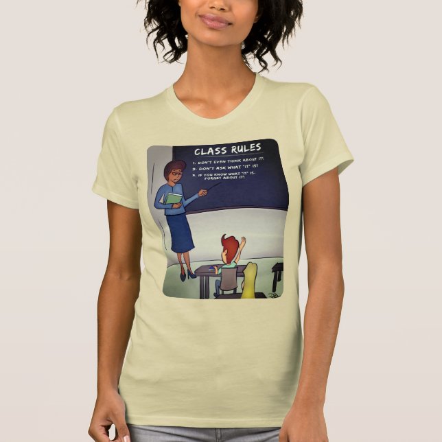 Clases Reglas de la camiseta pekinesa de las mujer (Anverso)