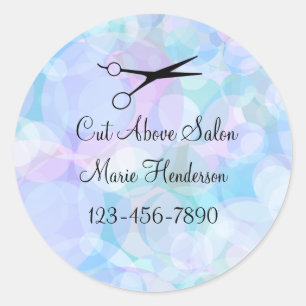 Clásica Beauty Hair Salon Theme Pegatinas Labores