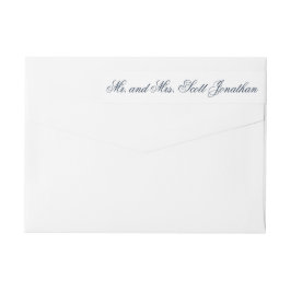 Clásica caligrafía blanca elegante minimalista