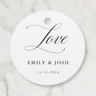 Clásica Caligrafía Etiquetas De Amor Para La Elega