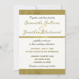 Clásica caligrafía moderna Invitación a la boda fo