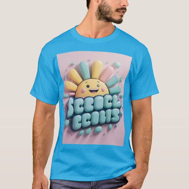 "Clásica camiseta oscura de los hombres: eterna, v (Anverso)