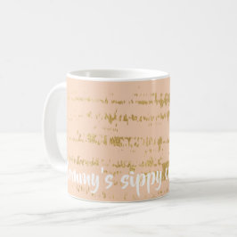 "Clásica Copa Sippy de Mami Dorada/Rosa"