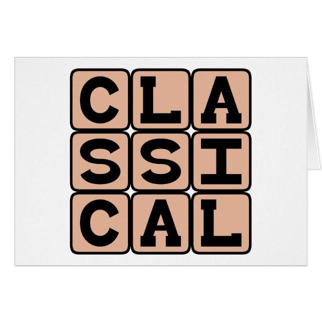 Clásica, género musical (Anverso (Horizontal))