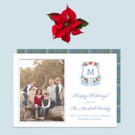 Clásica Ginger Jar Red Poinsettia Feliz Navidad