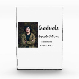 Clásica graduación agregar nombre de foto clase de