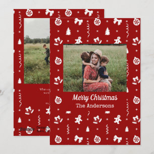 Clásica Navidad roja y blanca