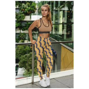 Clásica Retro Trucos de Yoga Cute Leggings