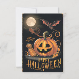 Clásica tarjeta de felicitación de Halloween #2