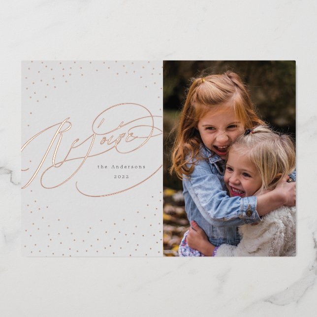 Clásica tarjeta de vacaciones de Relieve metalizad (Anverso)