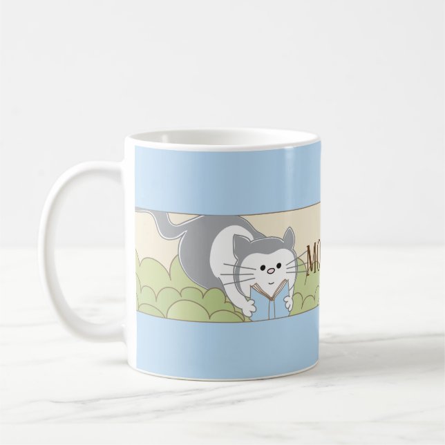 Clásica taza de café "Copa Sippy de mamá de gato a (Izquierda)