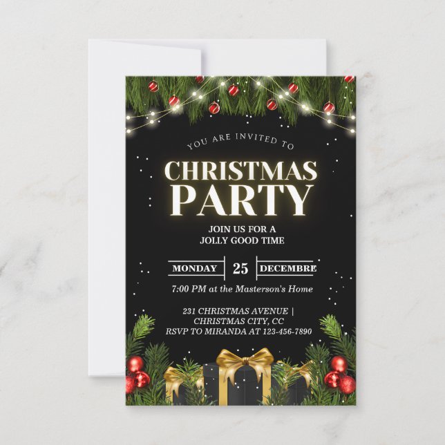 Clásicas invitaciones del partido de los Navidades (Anverso)