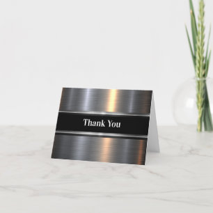 Clásicas tarjetas de agradecimiento a los Personal