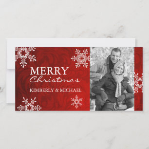 Clásicas tarjetas de fotos navideñas