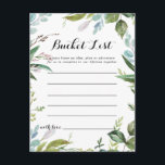 Clásicas tarjetas de lista de cubo de hojas tropic<br><div class="desc">Estas elegantes tarjetas de lista de cubo de hojas tropicales son la actividad perfecta para una moderna recepción de bodas o una ducha de novia. El diseño se caracteriza por las hojas tropicales, predominantemente verdes, con un toque de flores de color rosa, cuidadosamente decoradas en elegantes coronas y formas geométricas....</div>