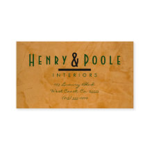 Clásicas tarjetas de presentación del Diseñador de