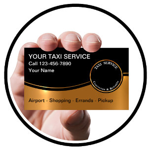 Clásicas Tarjetas de visita para el transporte de