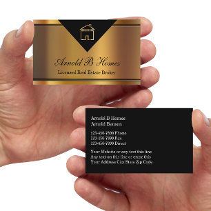 Clásicas tarjetas de visita Realtor