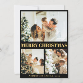 Clásico 1 Tipografía fotográfica Feliz Navidad