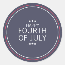 Clásico 4 de Julio, Pegatina del Día de la Indepen