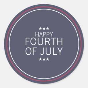 Clásico 4 de Julio, Pegatina del Día de la Indepen