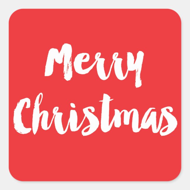 Clásico adhesivo de Navidad (Anverso)