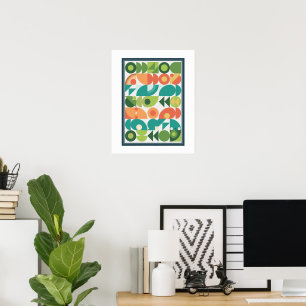 clásico arte poster bauhaus geométrico vintage