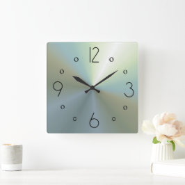 Clásico Atmosférico De Plata Efecto Reloj De Muro 