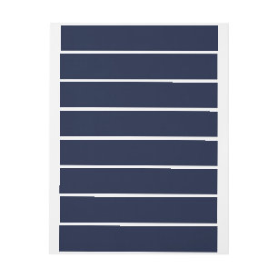 Clásico Azul Medianoche 1" x 7,25"
