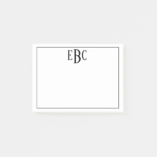 Clásico Black and White Post nota