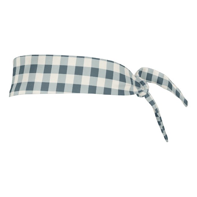 Clásico Blue Farmhouse Gingham Style (Girar 90)