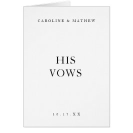 Clásico Boda blanco y negro vota su libro de carta