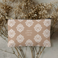 Clásico Bolsa de Accesorios en Damask Regencia Bei