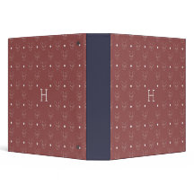 Clásico Boston Terrier/Bulldog Francés Binder de 3