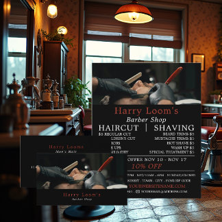 Clásico Canto, publicidad de barberos masculinos