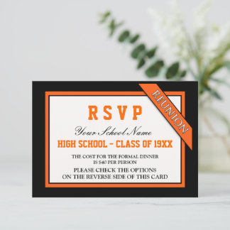 Clásico Clase Formal Reunión RSVP