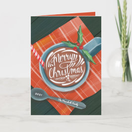 Clásico Cocoa Feliz Navidad Mug no foto